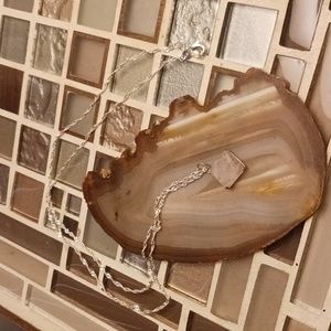 Crystal Quartz Sweater necklace